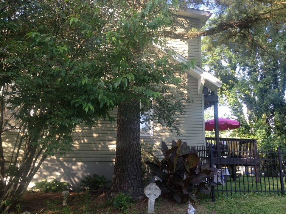 Side view of house