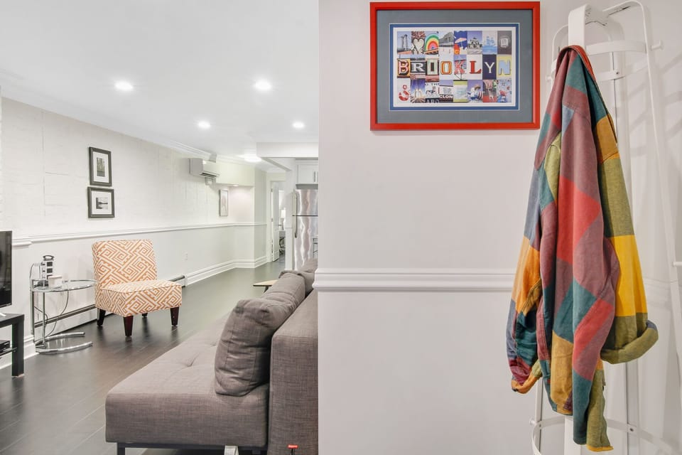 Welcome to Brooklyn!  Hang up your coat and explore the accommodations.  