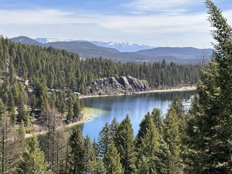 Beautiful view from the deck, overlooking the private dock area