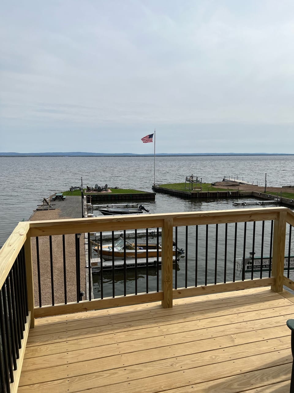 View from deck