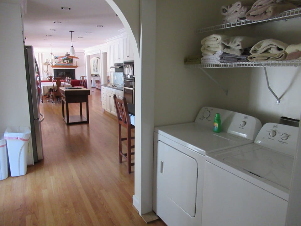 Laundry off kitchen