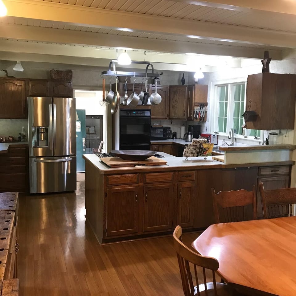 Kitchen and dining area