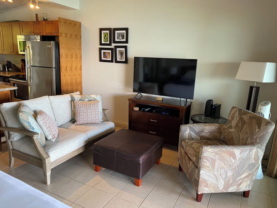 Our cozy living area.