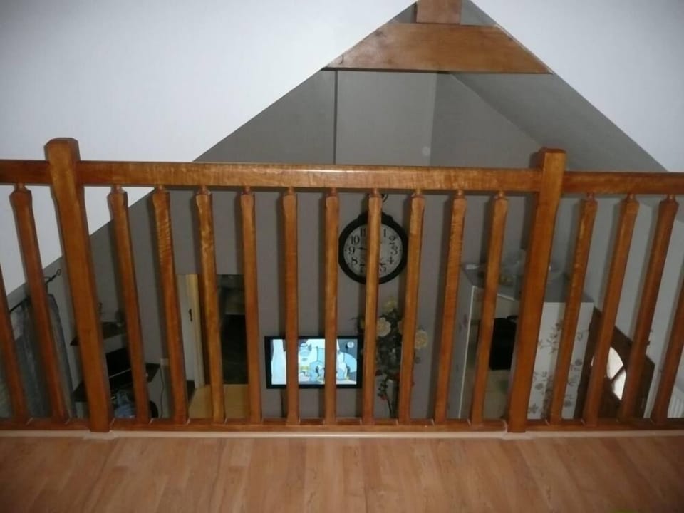 Mezzanine overlooking the living room