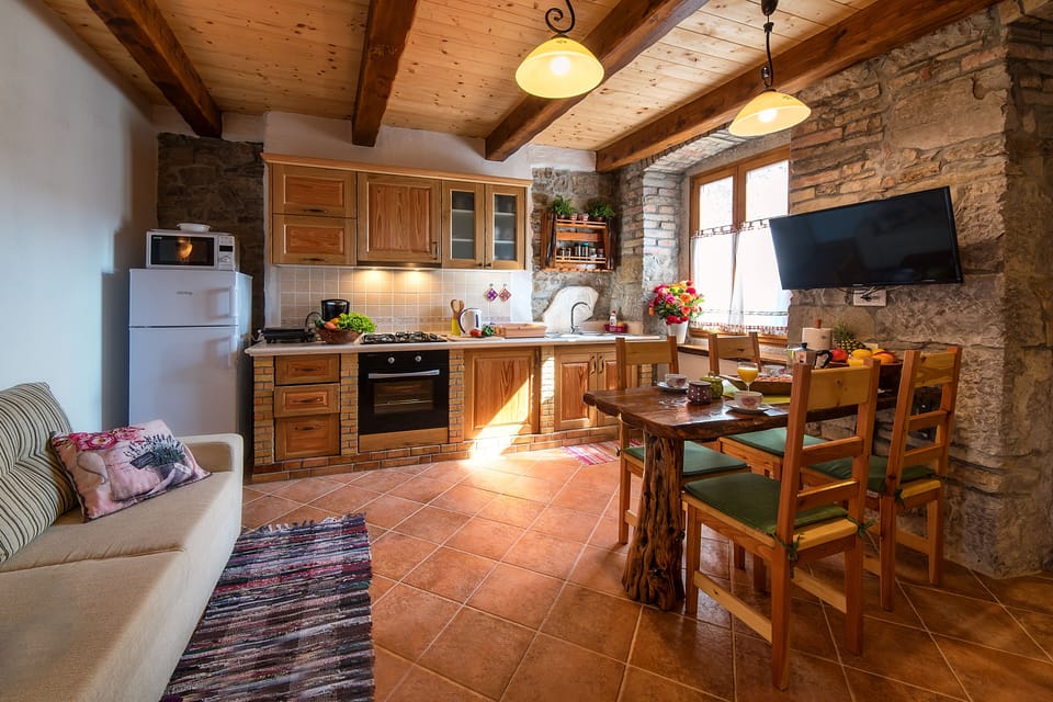 Kitchen and Living room