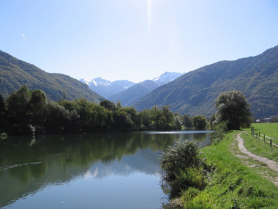 A near by lake - one of our favorite walks!