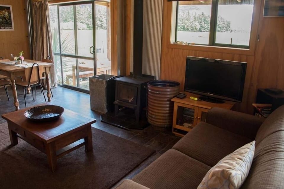 Sofa bed in living area