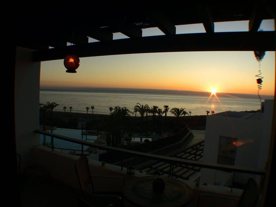 Sunrise on the terrace