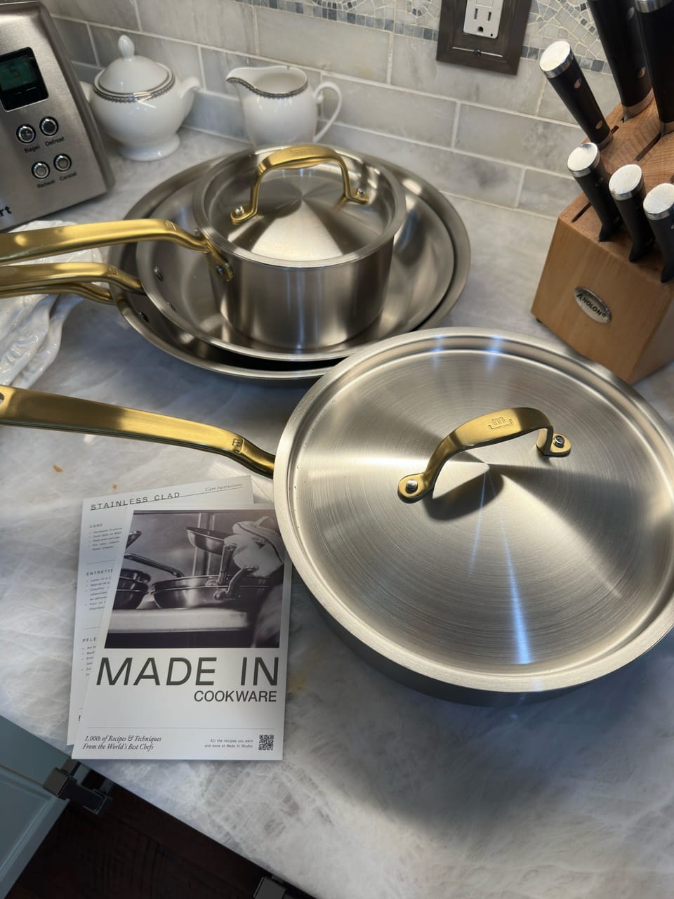 All new high end MadeIn pans.