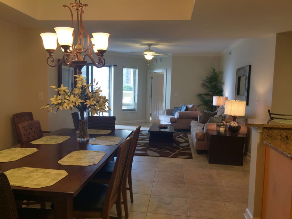 Dining Room with over sized table