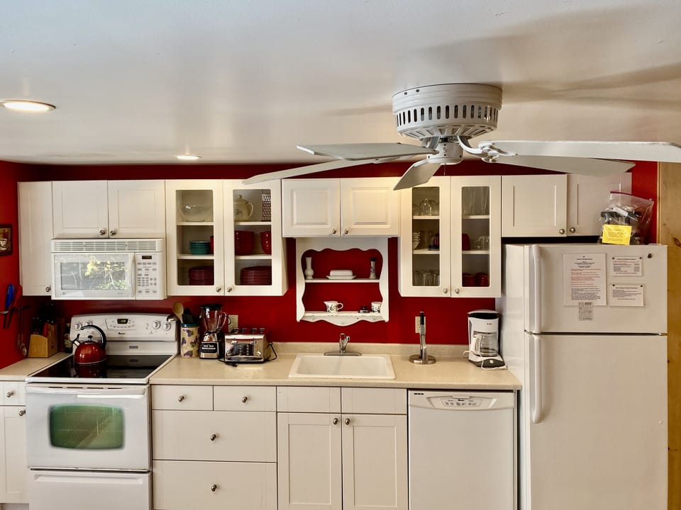 Kitchen with new dishwasher as of 2022