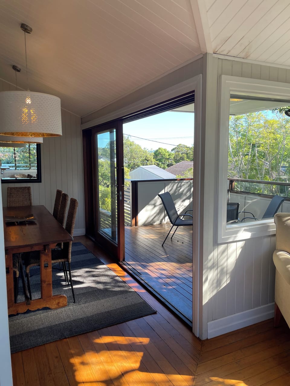 Dining area and deck