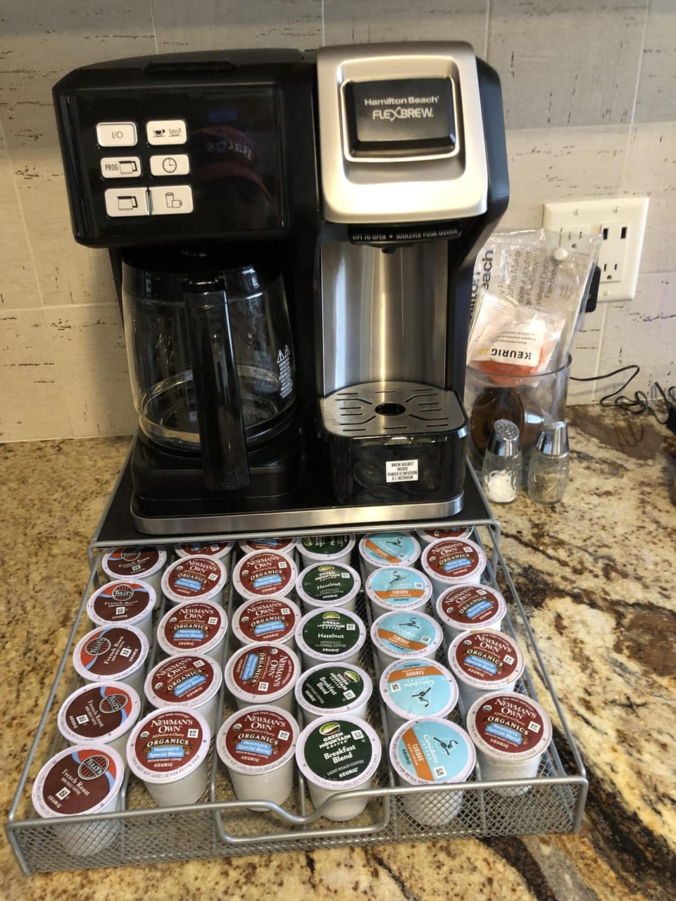 We supply the coffee too with a wide selection. 

