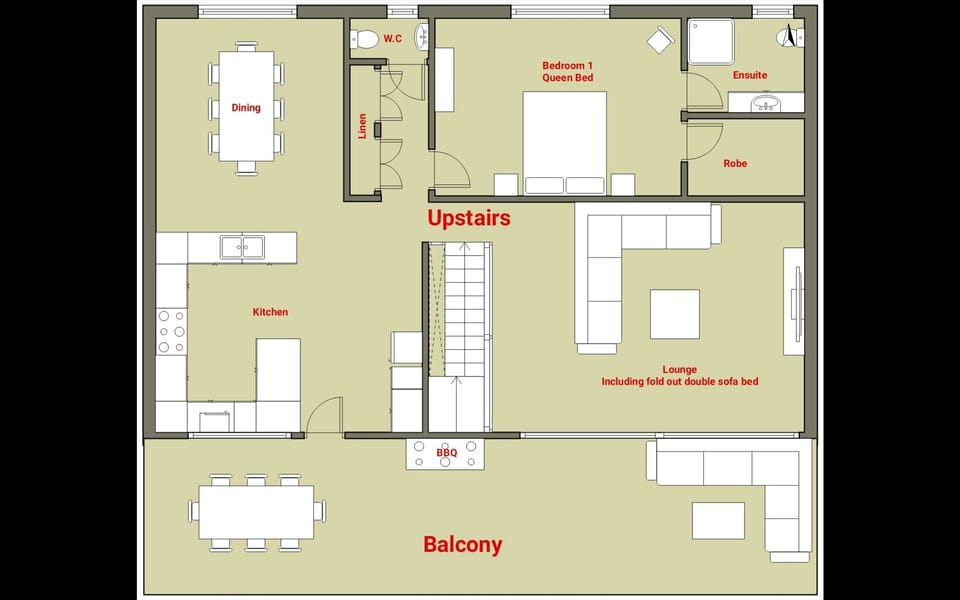 Upstairs Layout