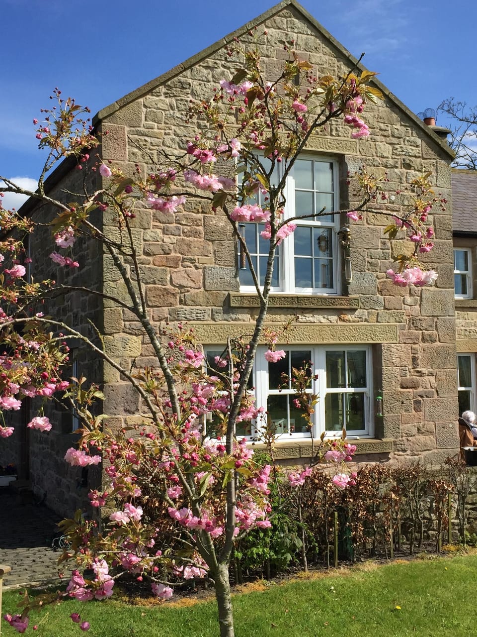 View of the Annexe living room from the Annexe garden Gtqbht