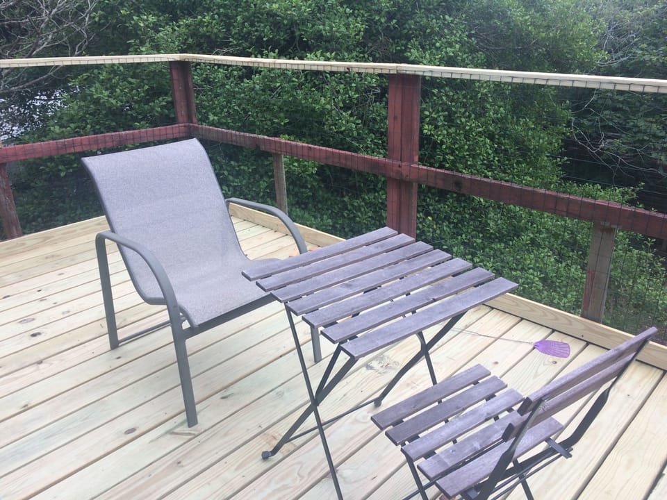 Back deck .