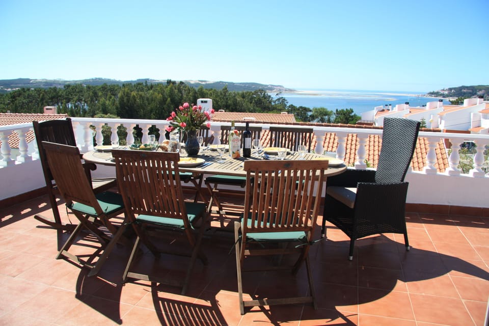 View from the terrace to the Atlantic Ocean