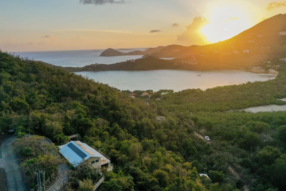 Beautiful sunset views from Casa Del Palmas!