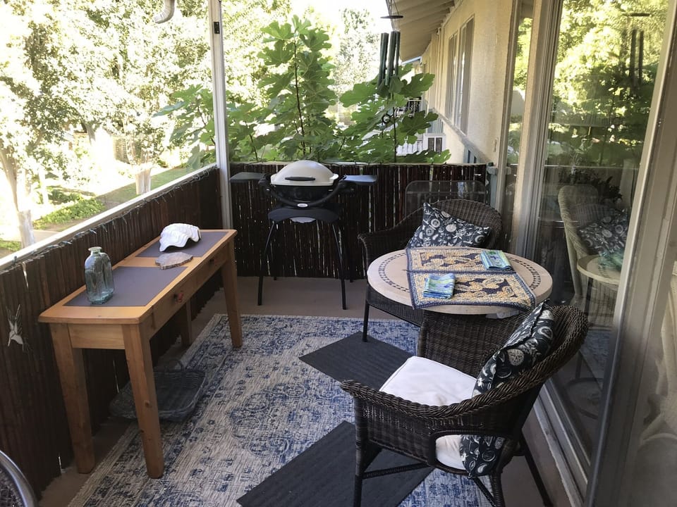 On the other side of patio - eating area  NE side