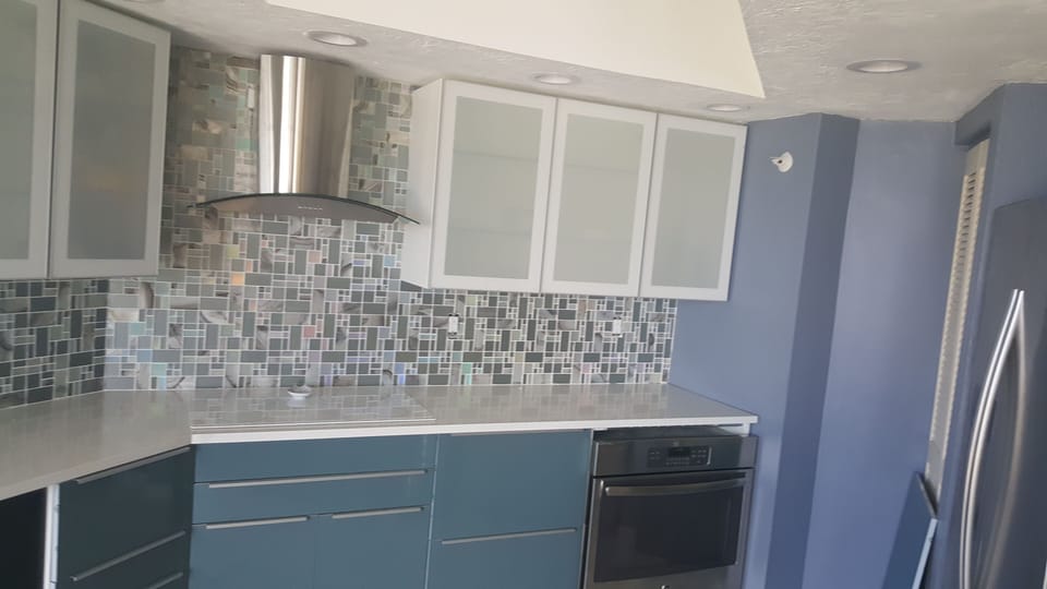 new contemporary kitchen with all new appliances 