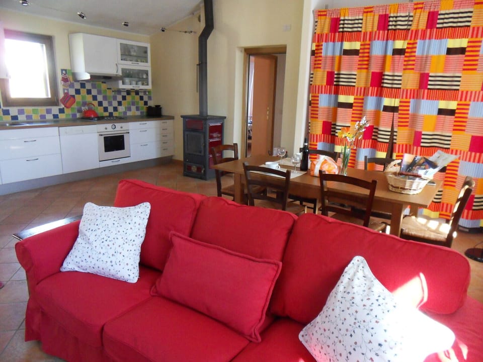 Kitchen and living room