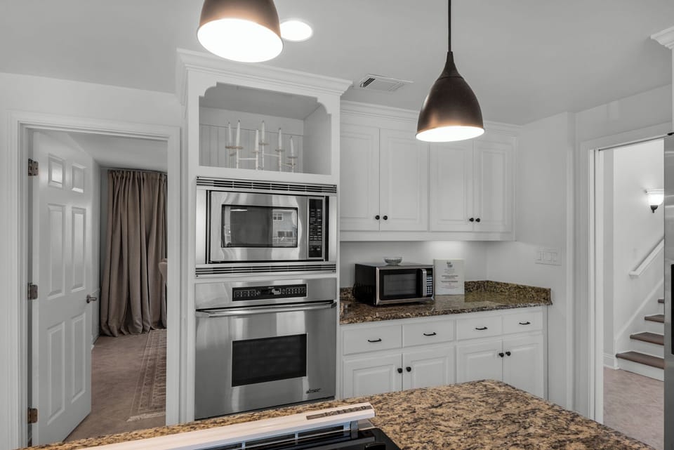 Kitchen with high-end appliances
