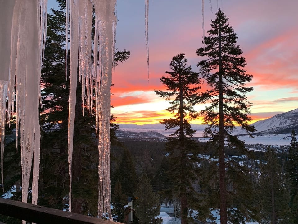 Sunrise from our living room