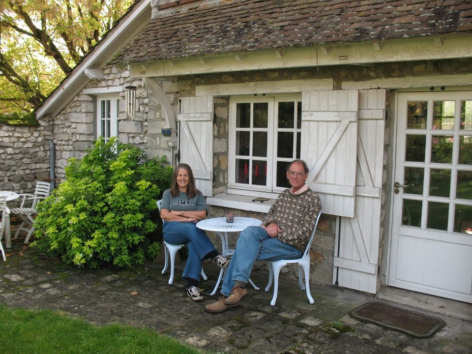Owners enjoying the patio and garden
                    