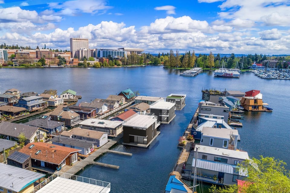 Borrow the kayaks or paddleboards and walk down to the water to launch. 