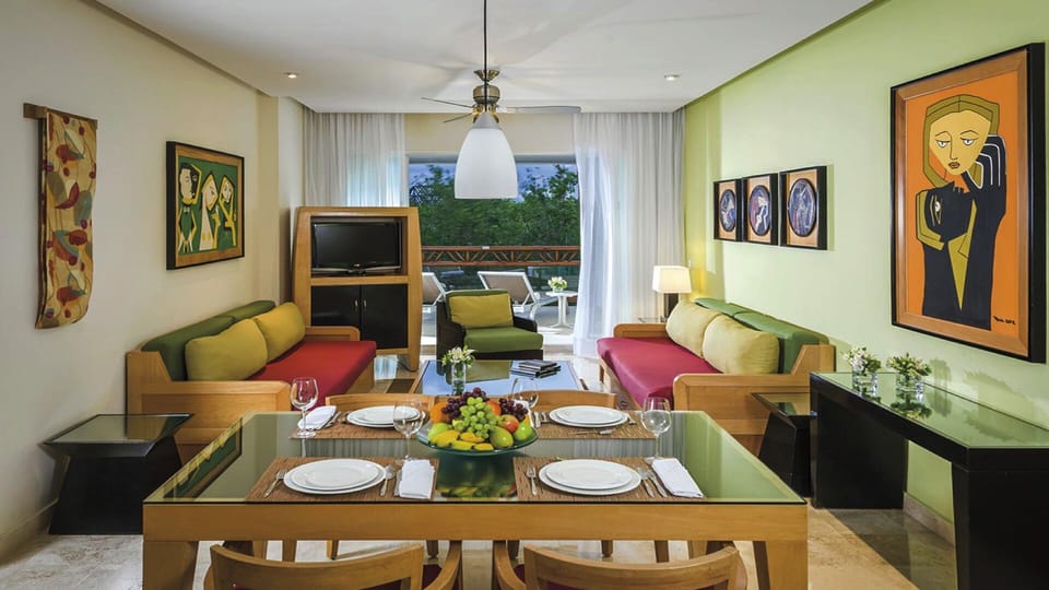 Living/Dining Area Grand Mayan Suite