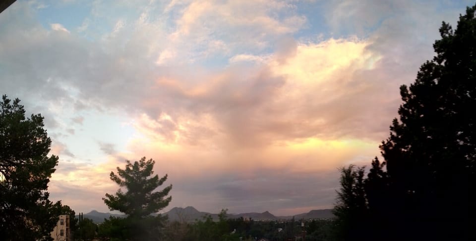 Tiny Porch sunset