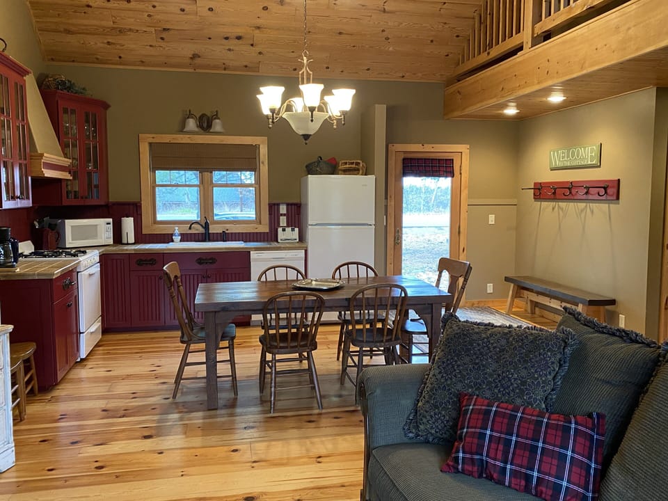 Main floor kitchen and living room