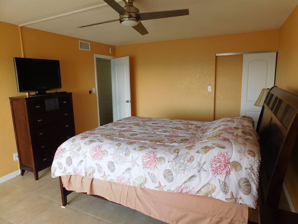 Master Bedroom also has LCD TV with basic cable channels