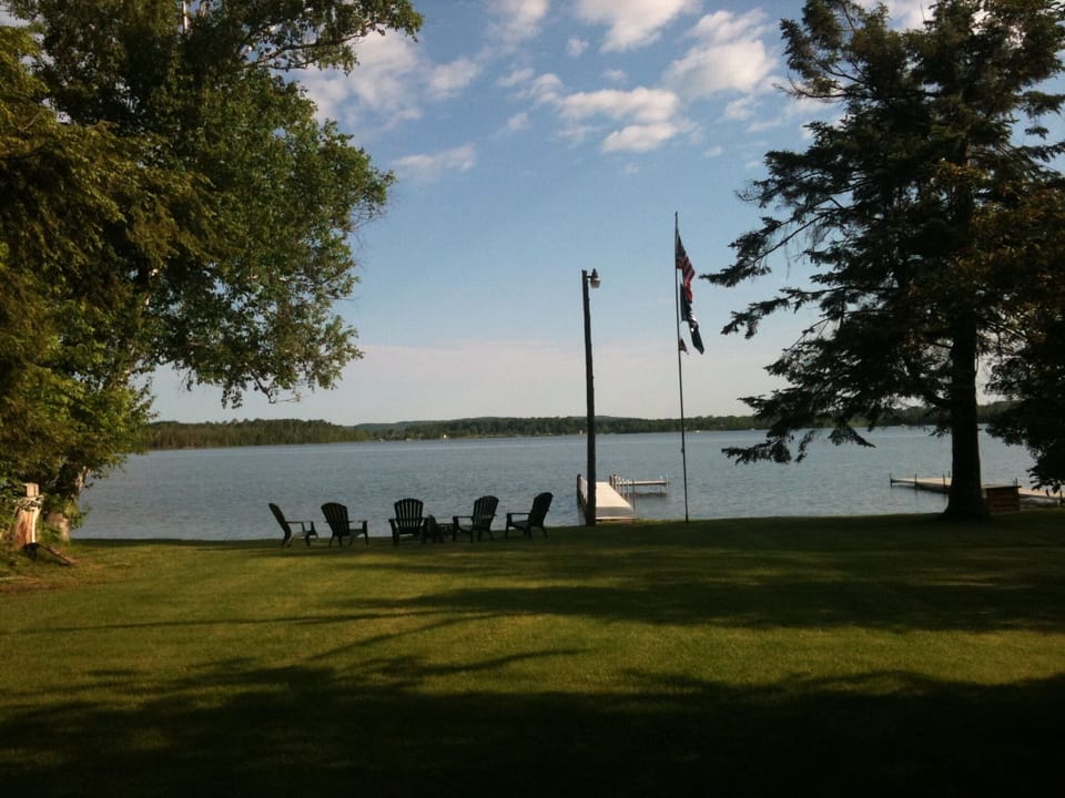 Lake view from the cottage
