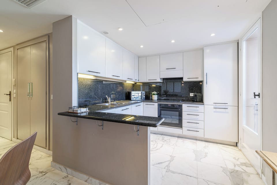 Open plan kitchen