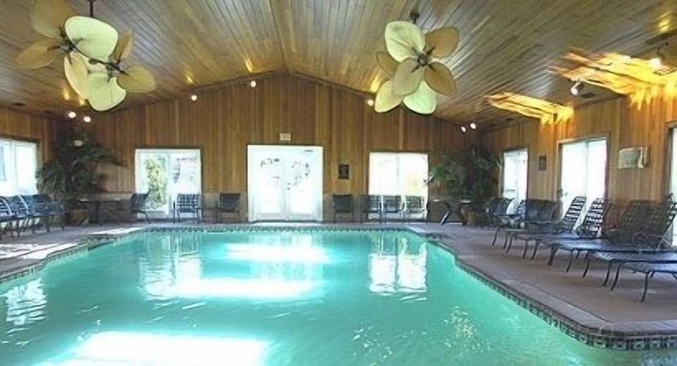 Year-round indoor heated pool, with sauna, fitness center and locker room.