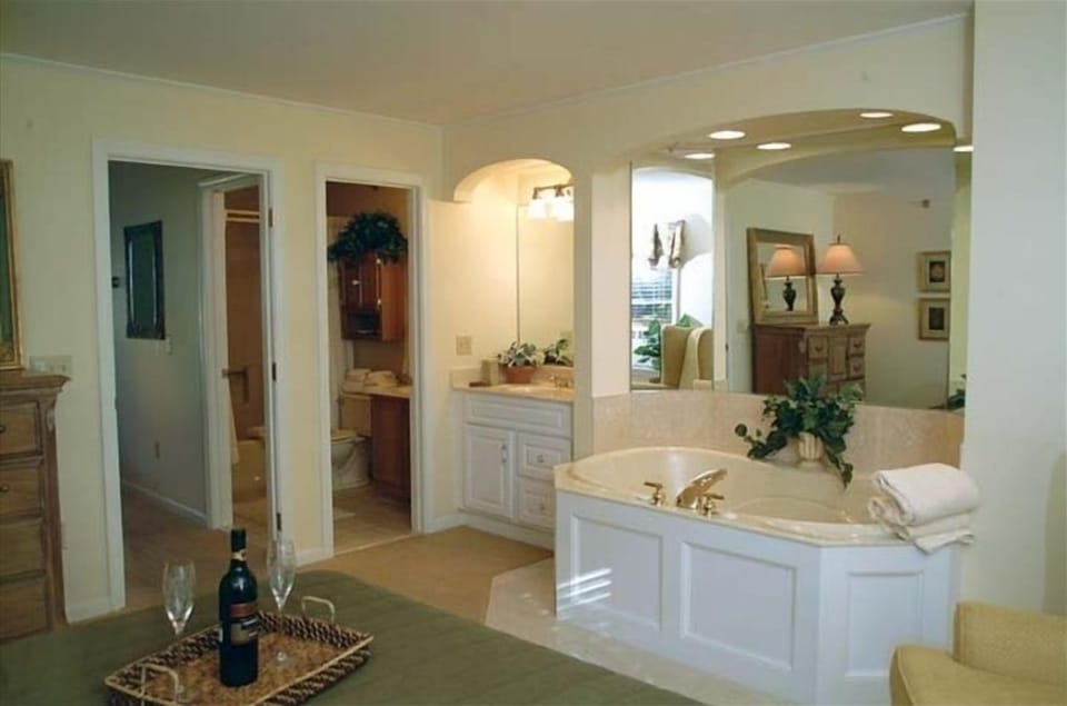 View of whirlpool and vanity in Bedroom suite.