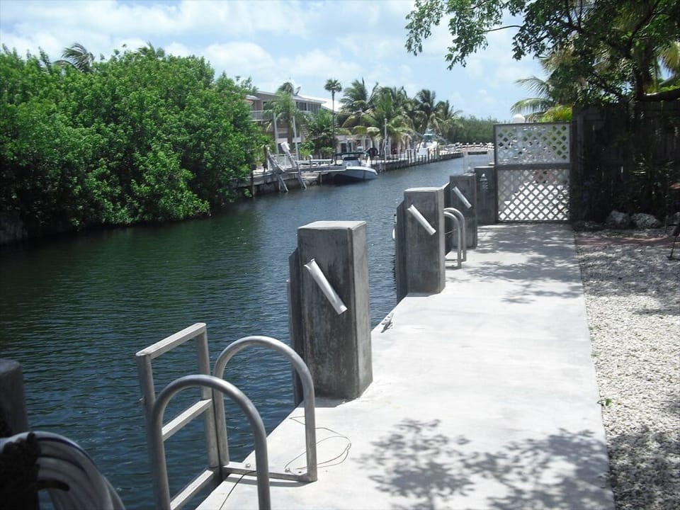 Swim in clean beautiful water, with two ladders to get out of the water