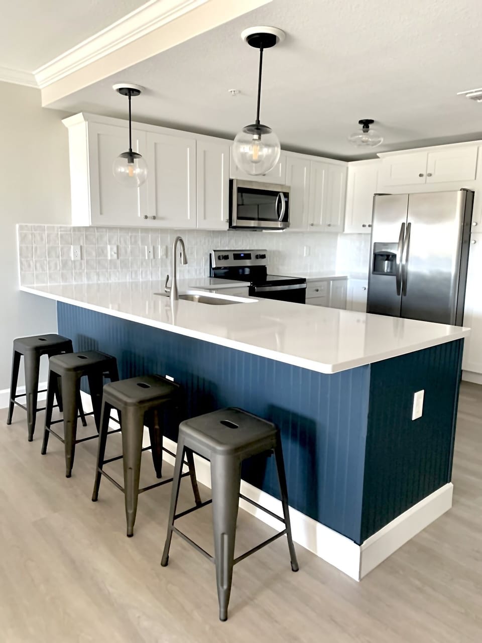 Sparkling new kitchen