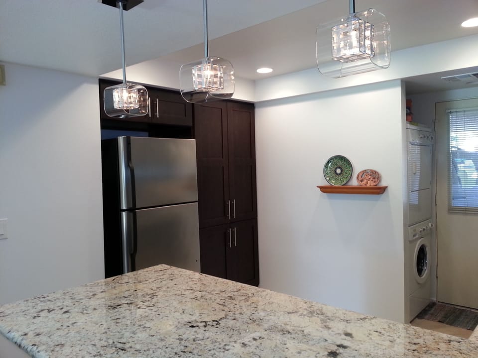 Kitchen with laundry