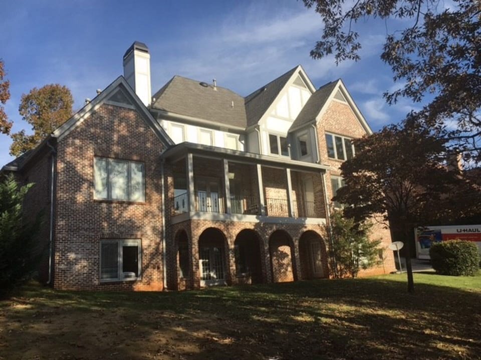 Back of Home - shot from golf course