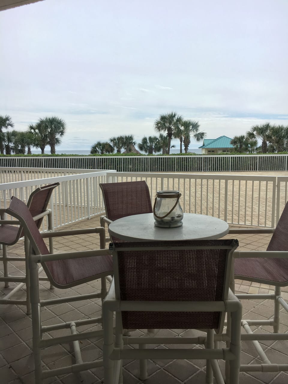 Our oversized patio