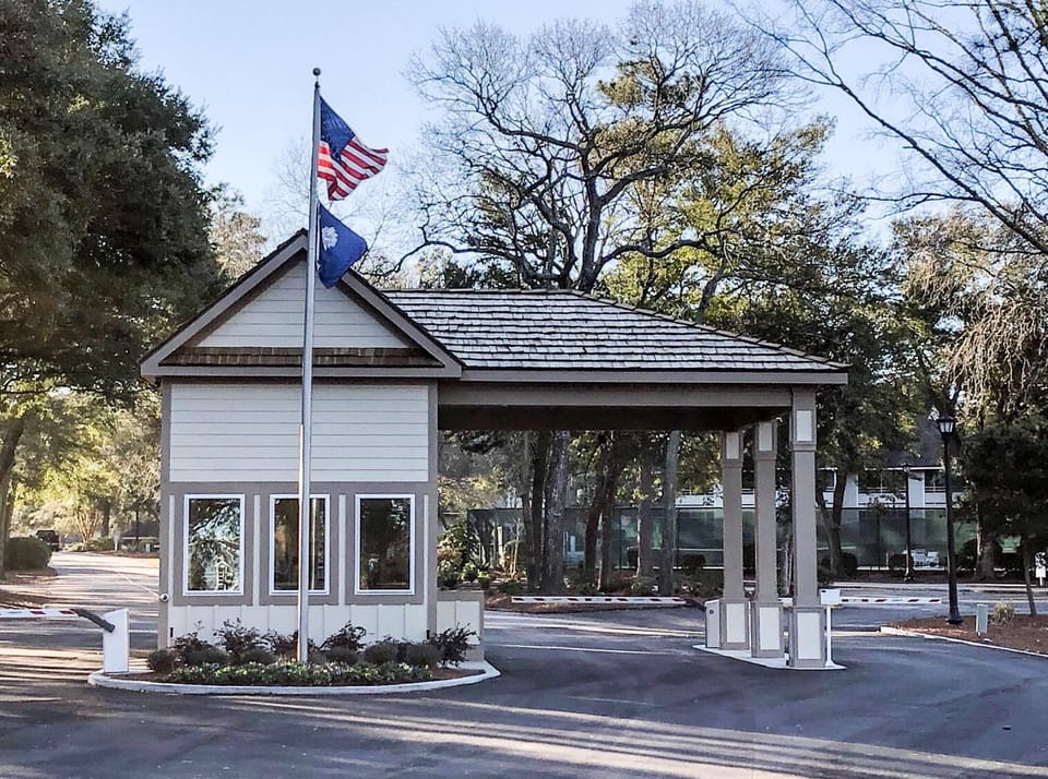 Ocean Creek has a gated entry and 24 hour security