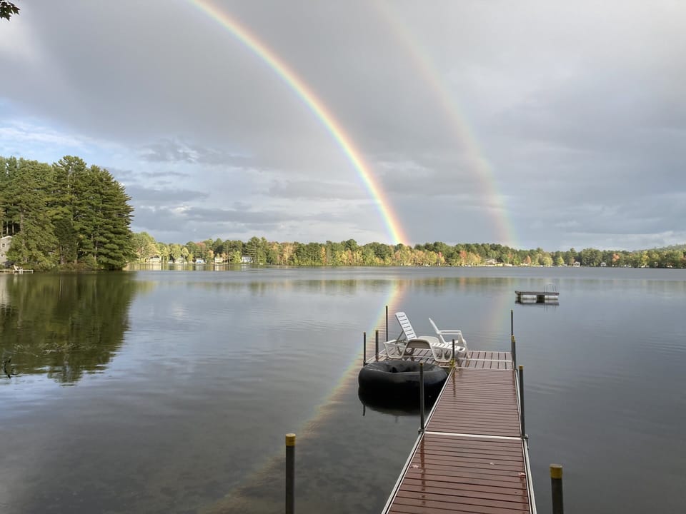 Double rainbows 