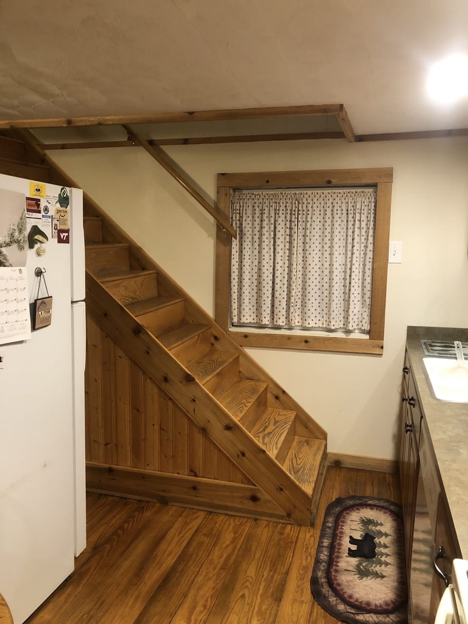 Stairway and Handrail to Second Floor
