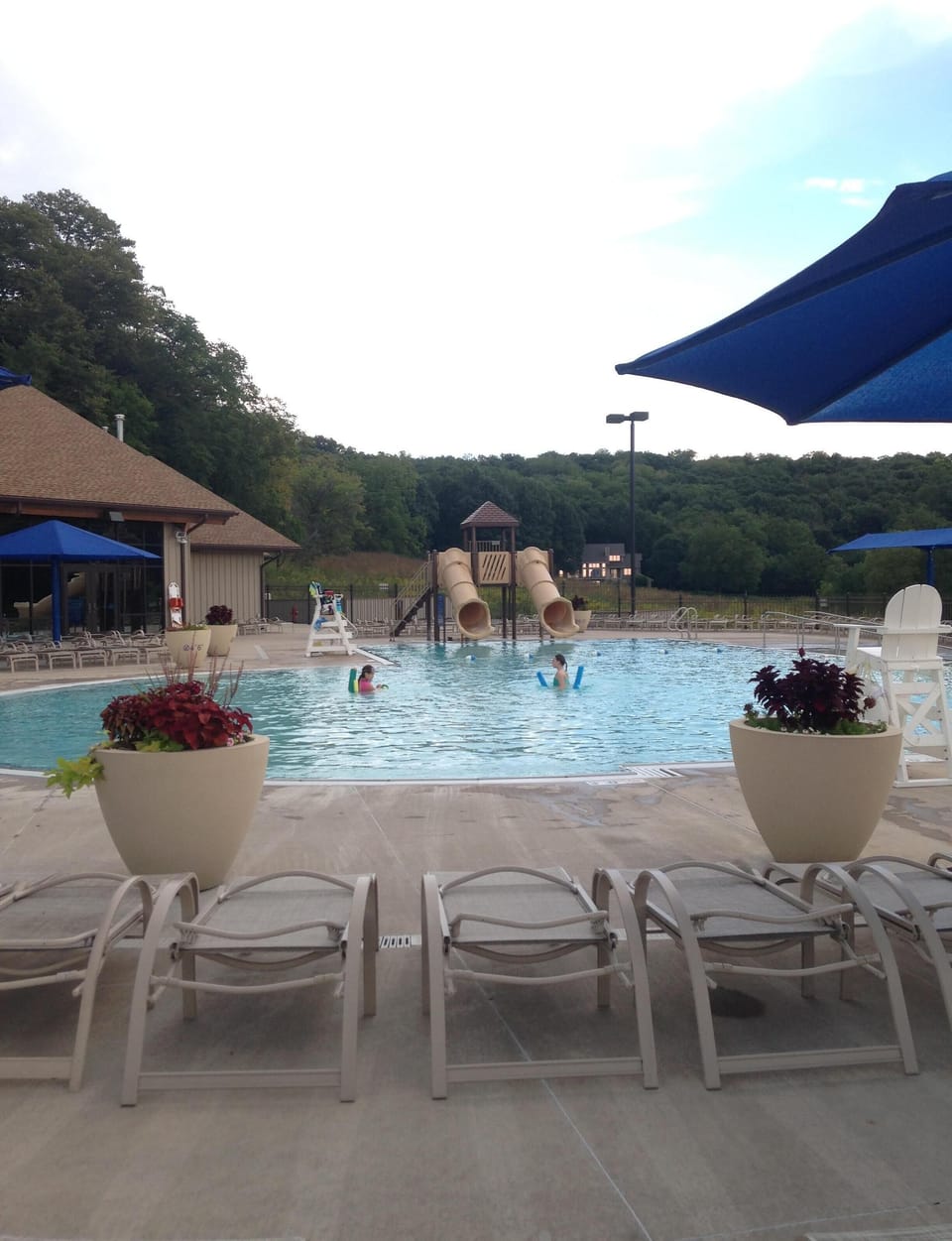 This pool is massive!  Much bigger then the eye can imagine.  