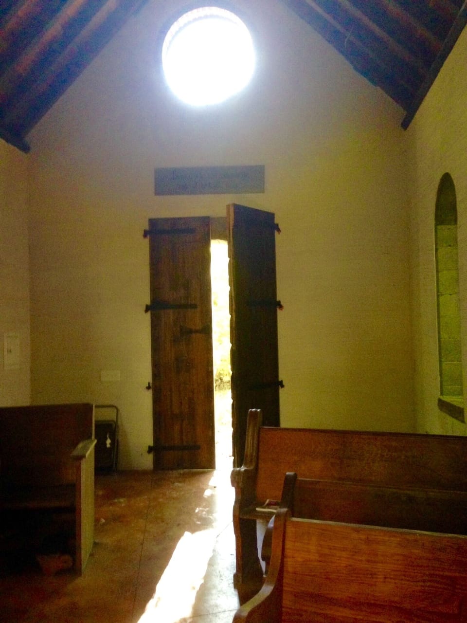 Interior of chapel