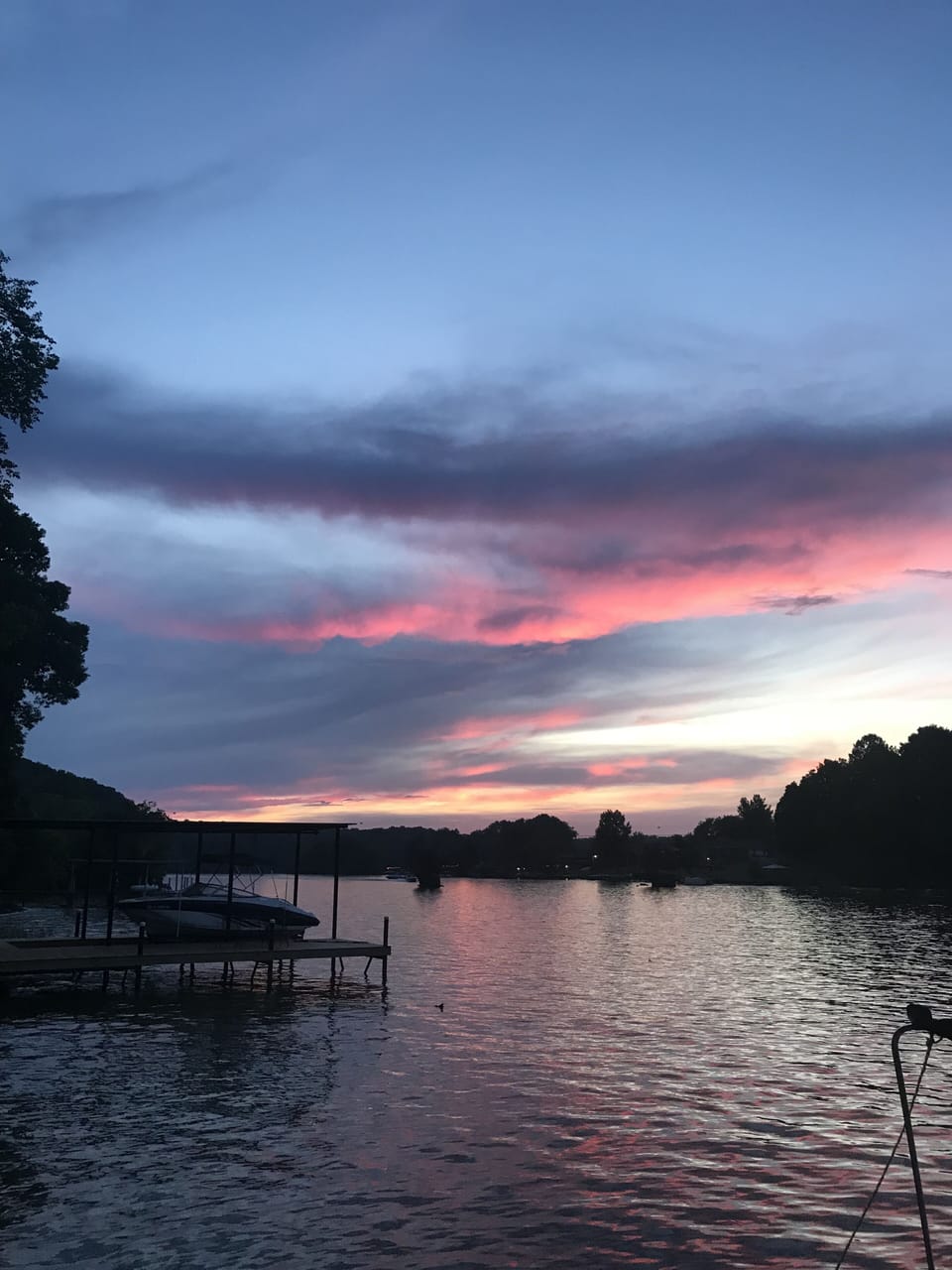 view from the boathouse