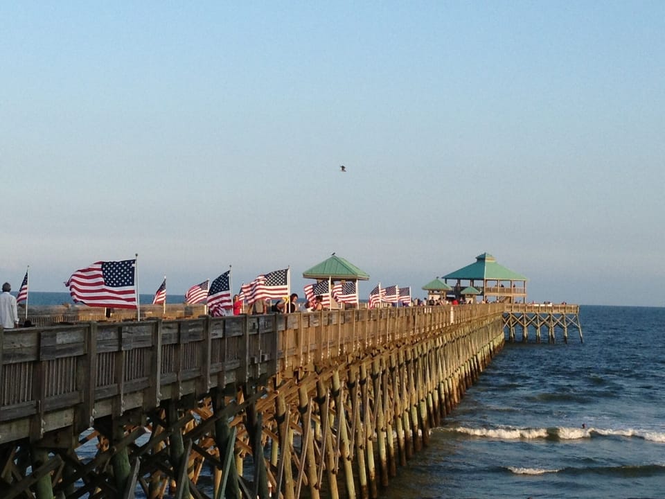 Folly beach pier.