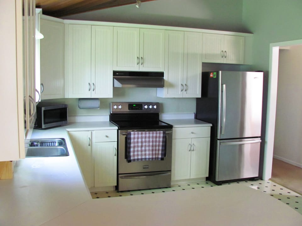 A fully stocked kitchen with everything you need.